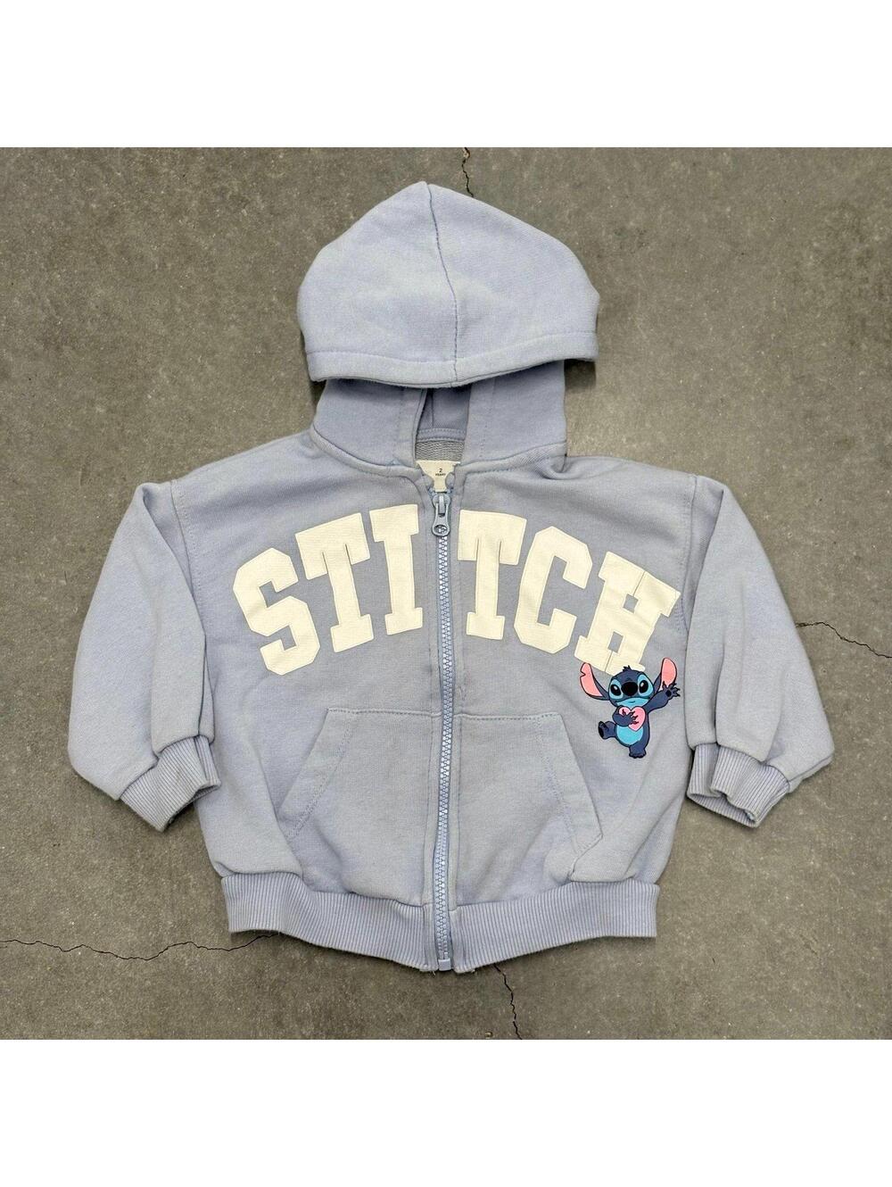 ZARA Kids Stitch Full Zip Hoodie
